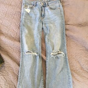 American Eagle Crop Flare Jeans